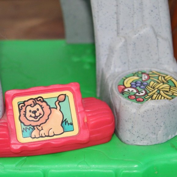 Vintage Fisher Price Little People Zoo Playset Only 2001 Mattel Sounds Working - Picture 3 of 13